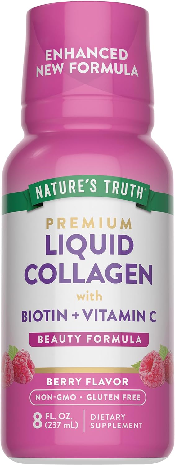 Nature'S Truth Liquid Collagen | Berry Flavor | 8 Oz | Non-Gmo And Gluten Free Supplement