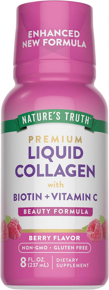 Nature'S Truth Liquid Collagen | Berry Flavor | 8 Oz | Non-Gmo And Gluten Free Supplement
