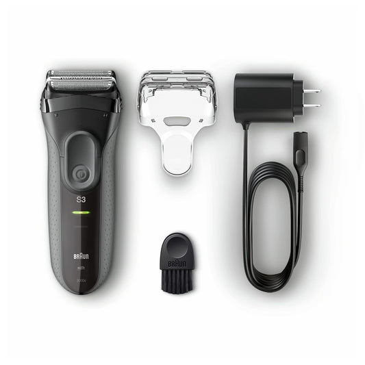 Braun Electric Razor For Men Foil Shaver, Rechargeable, Black, 4 Piece Set