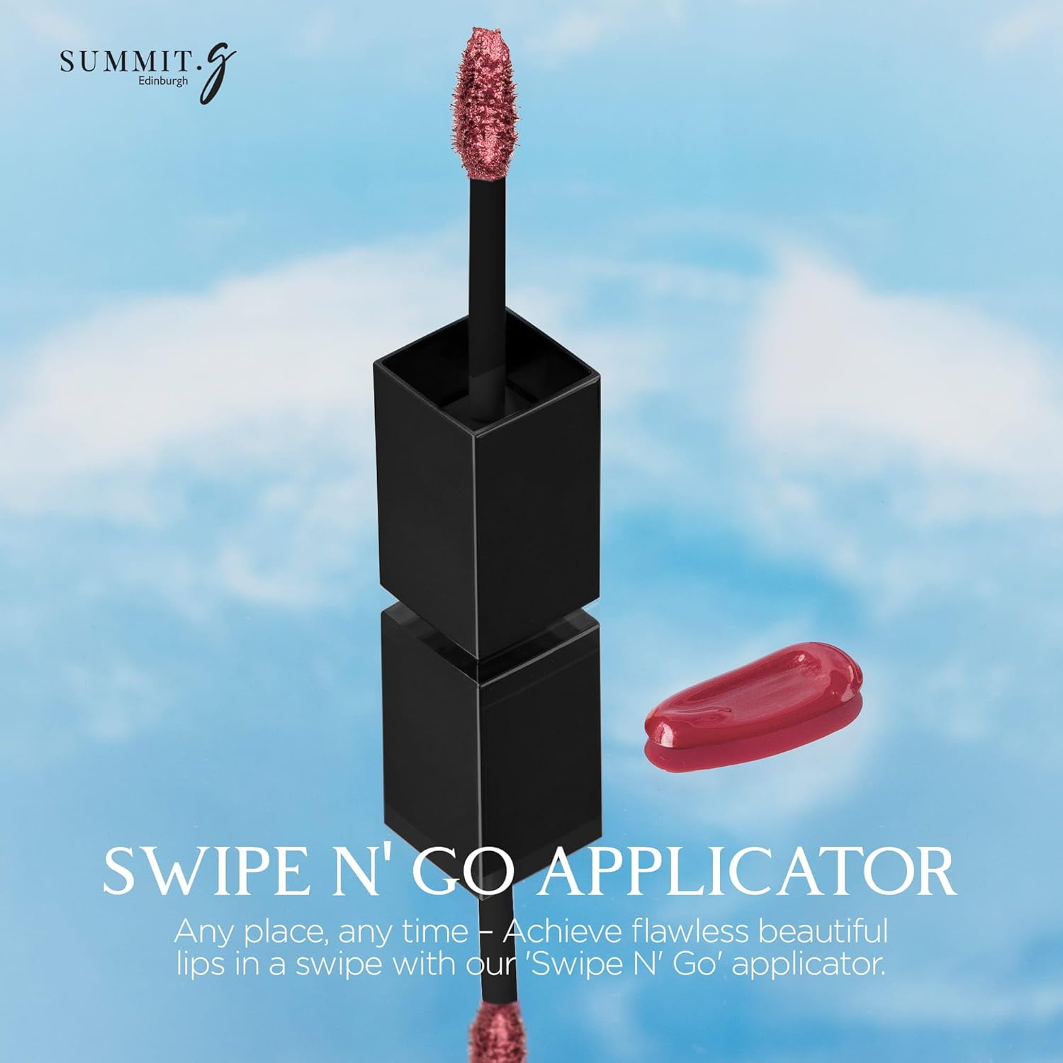 Metallic Glitter Red Lipstick, Creamy Intensely Rich Shimmer Matte Finish, Light Weight Intense Pigment, Long Lasting Smudge Free Formula Infused With Vitamin E (Warrior)
