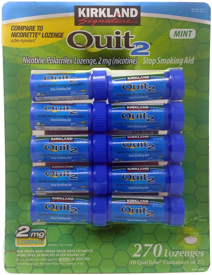 Kirkland Signature Quit2 2mg lenge, 270 Count