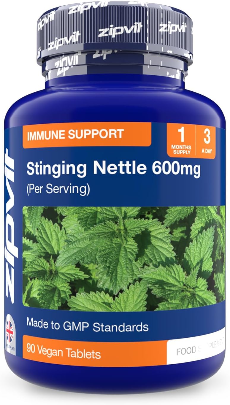 Zipvit Stinging Nettle 600Mg, 200Mg Per Tablet, 90 High Strength Vegetarian Tablets, Potent Antioxidant