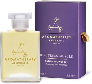 Aromatherapy Associates Bath And Shower Oil, Luxury Spa, Natural Bath, Bath Oil, Vegan, Cruelty Free, Environment Friendly (Inner Strength Bath And Shower Oil 55Ml)