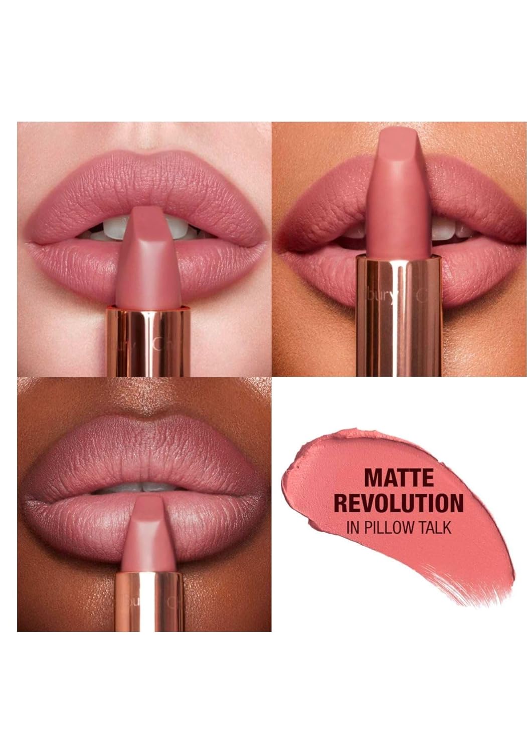 Charlotte Tilbury Pillow Talk Lip Secrets Holiday Set - Matte Revolution Lipstick Full Size, Lip Cheat Liner, Collagen Lip Bath Plumper, Jewel Lips Lip Gloss : Beauty & Personal Care