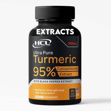 Turmeric Curcumin Supplement 19X Stronger -1500 Mg Of 95% Curcuminoids Extract Capsules -Most Active Form Of Curcumin With Bioperine Ginger Cinnamon – Best Natural Joint Support Powder Pills