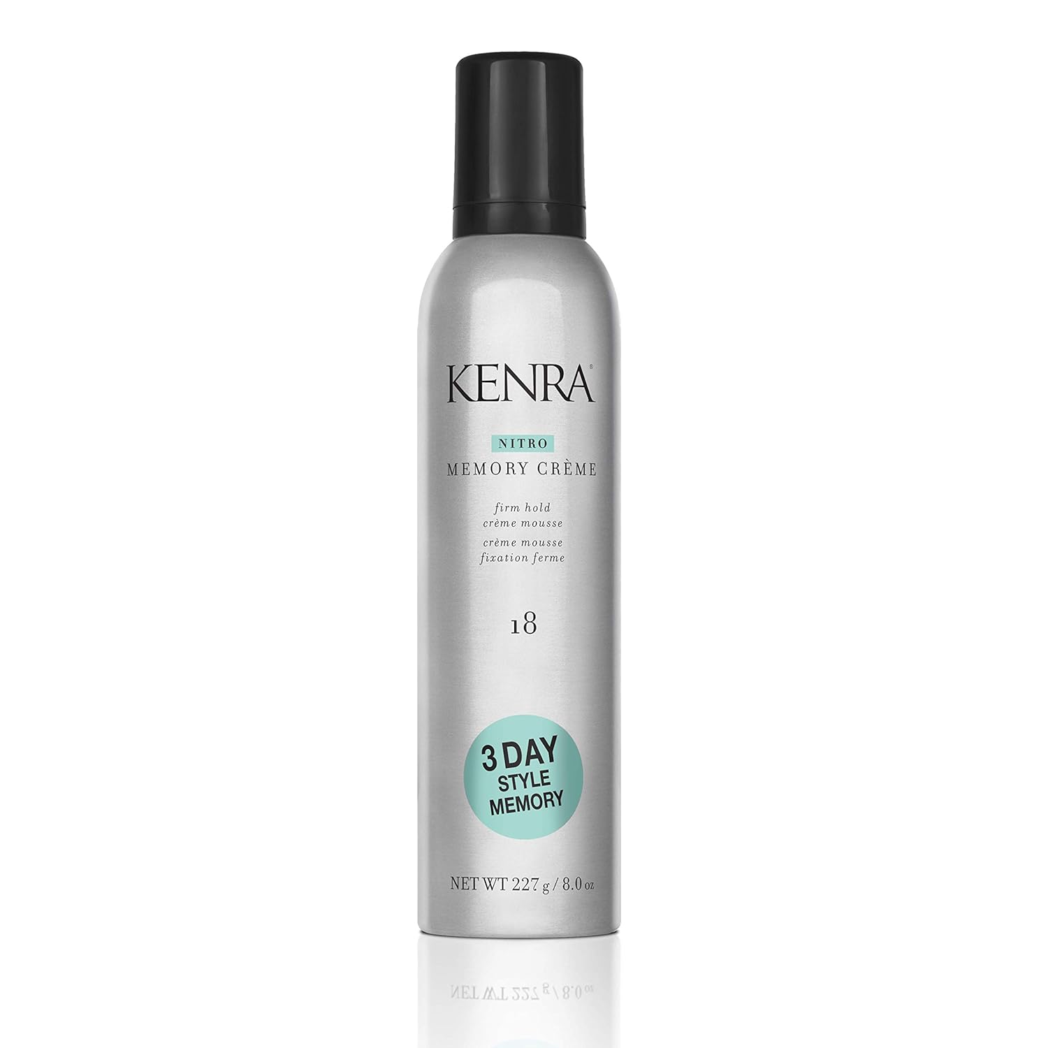 Kenra Nitro Memory Crème 18 | Firm Hold Crème Mousse | 3 Day Style Memory | 1St Nitrogen Crème Mousse | No Stick Application | All Hair Types