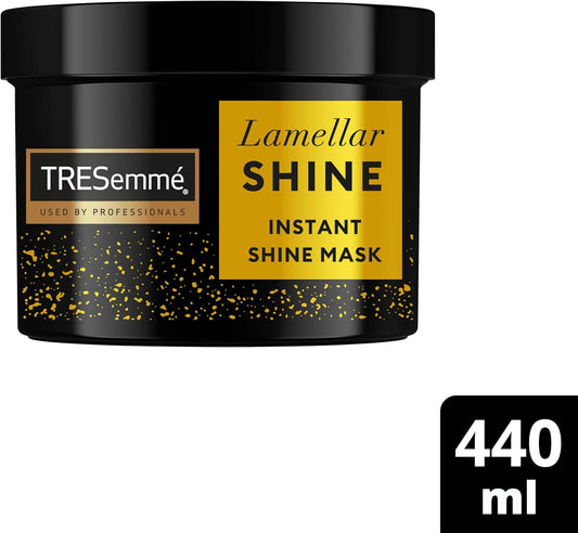 Tresemmé Instant Shine Hair Mask- With Lamellar Technology For An Ultra-Glossy Salon Finish & Smoother Hair- Hair Treatment For Dull, Frizzy & Lacklustre Hair 440Ml