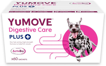 YuMOVE Digestive Care PLUS | Previously YuDIGEST PLUS | Veterinary Strength Fast-acting Probiotic Digestive Support for Dogs, All Ages and Breeds | 60 Sachets | Packaging may vary?YUDP60