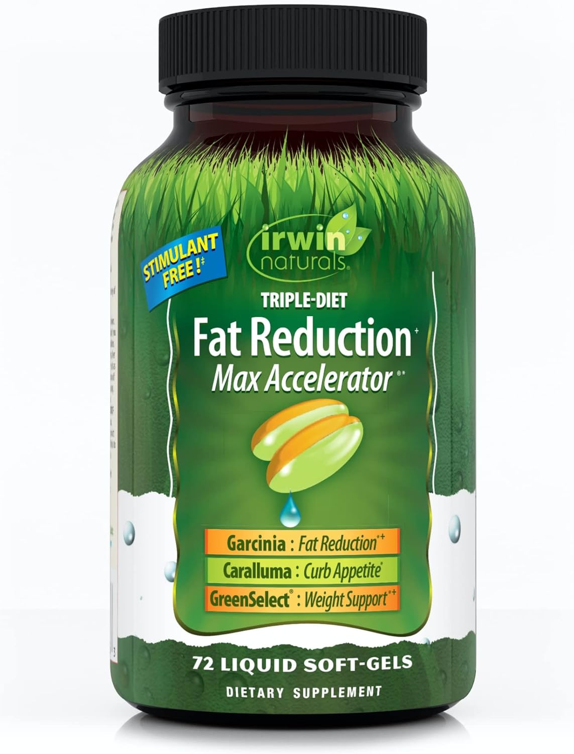 Irwin Naturals Triple Diet Max Accelerator Soft Gel, 72 Count