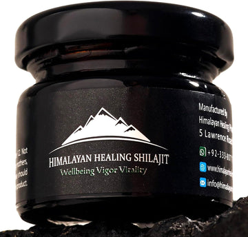 Gold Grade Shilajit Pure Himalayan Organic Shilajit Resin | 500Mg Max Potency | Lab Tested 100% Natural Shilajit Supplement With 85+ Trace Minerals & Fulvic Acid For Focus, Energy & Immunity 30 Gram