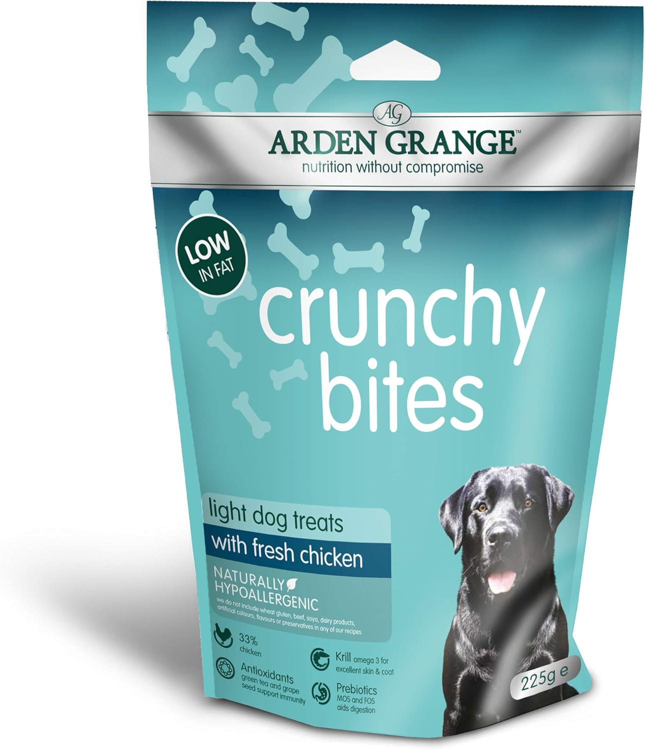 Arden Grange Crunchy Bites Light - Rich in chicken ,225 g (Pack of 10)?LCB9004