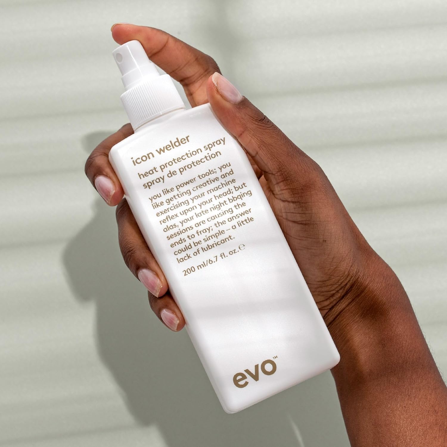 Evo Icon Welder Heat Protection Spray - Leave-In Heat Protectant - Provides Style Support & Adds Shine - Travel Size, 50Ml / 1.7Fl.Oz : Beauty & Personal Care