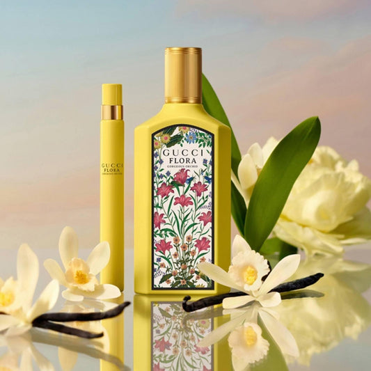 Gucci Flora Gorgeous Orchid Eau De Parfum Gift Set (Eau De Parfum 50 Ml + Eau De Parfum Travel Spray 10 Ml)