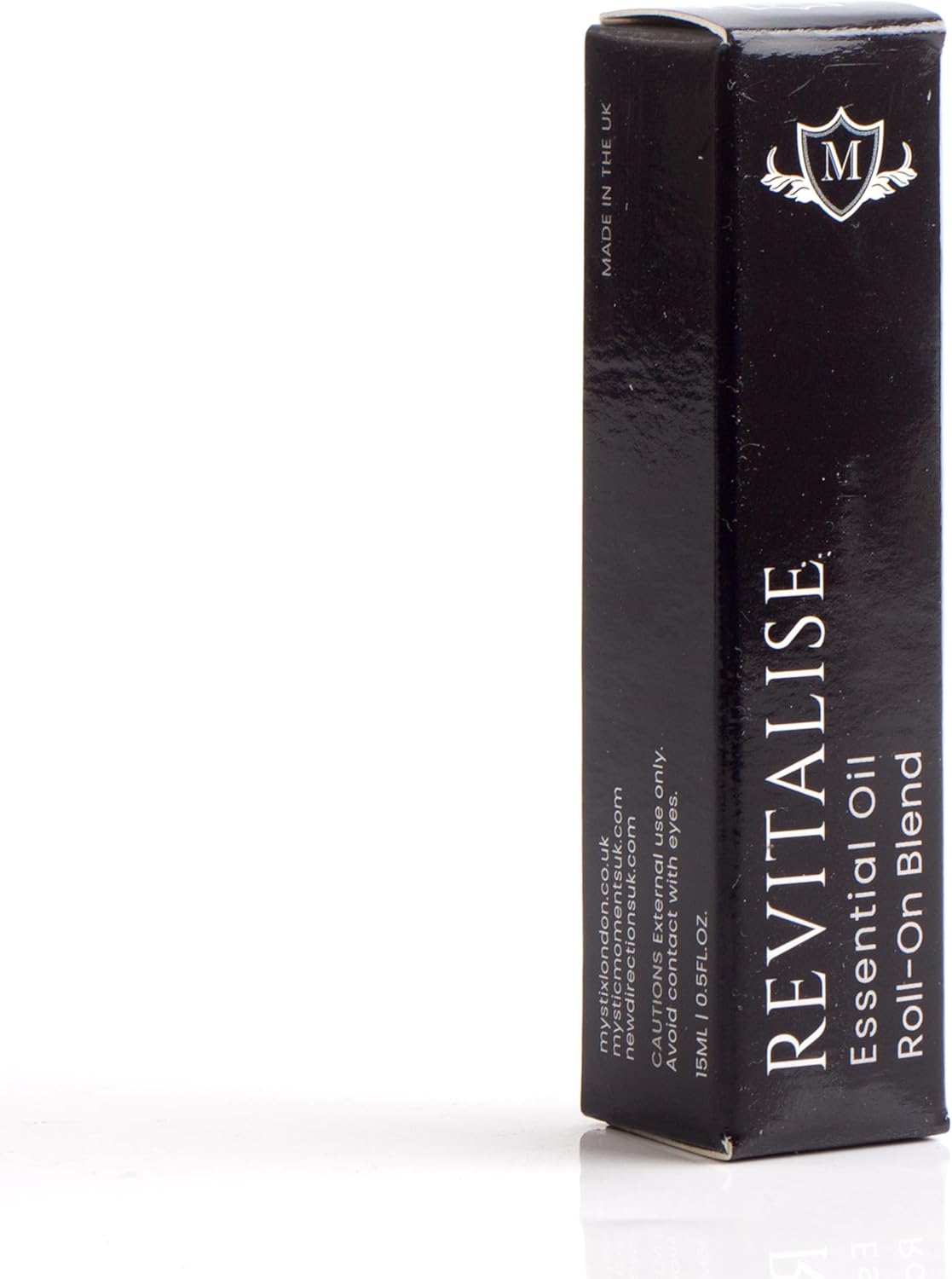 Mystix London | Revitalise Essential Oil Roll-On Blend 5 Pack - 5 X 15Ml | Perfect As A Gift | Handmade In Uk