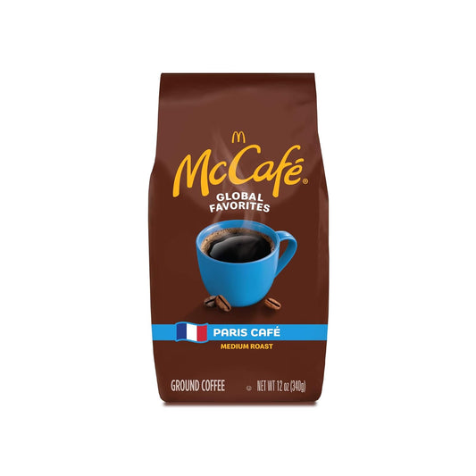 McCafe Paris Café, Ground Coffee, Medium Roast, 12oz Bag
