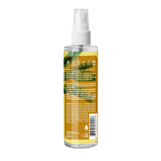 Hempz Body Mist Moisturizing Oil Spray - Original Light Floral & Banana Refreshing Scent Hydrating 100% Hemp Seed Oil Spray For Face & Body, 4.22 Fluid Ounces