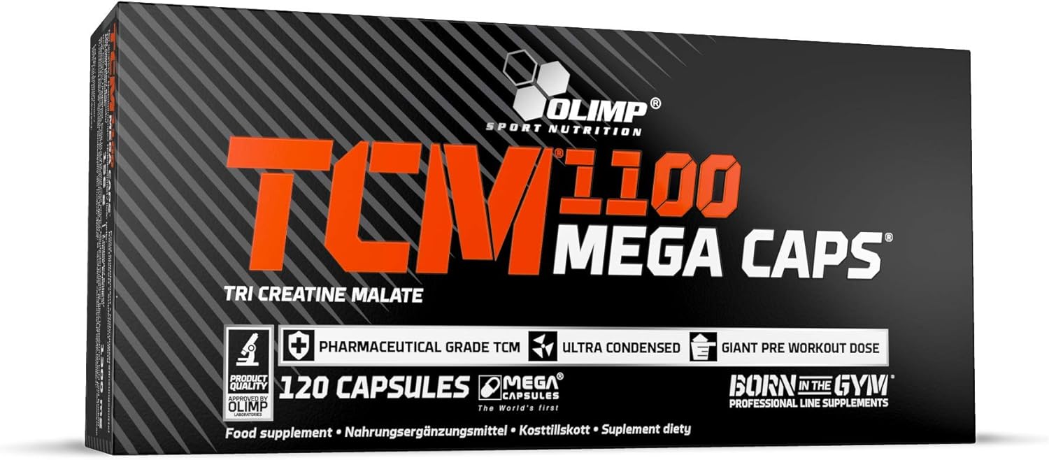 Olimp Sport Nutrition Olimp Labs Tcm Capsules, 1100 Mg, Pack Of 120 Mega Capsules