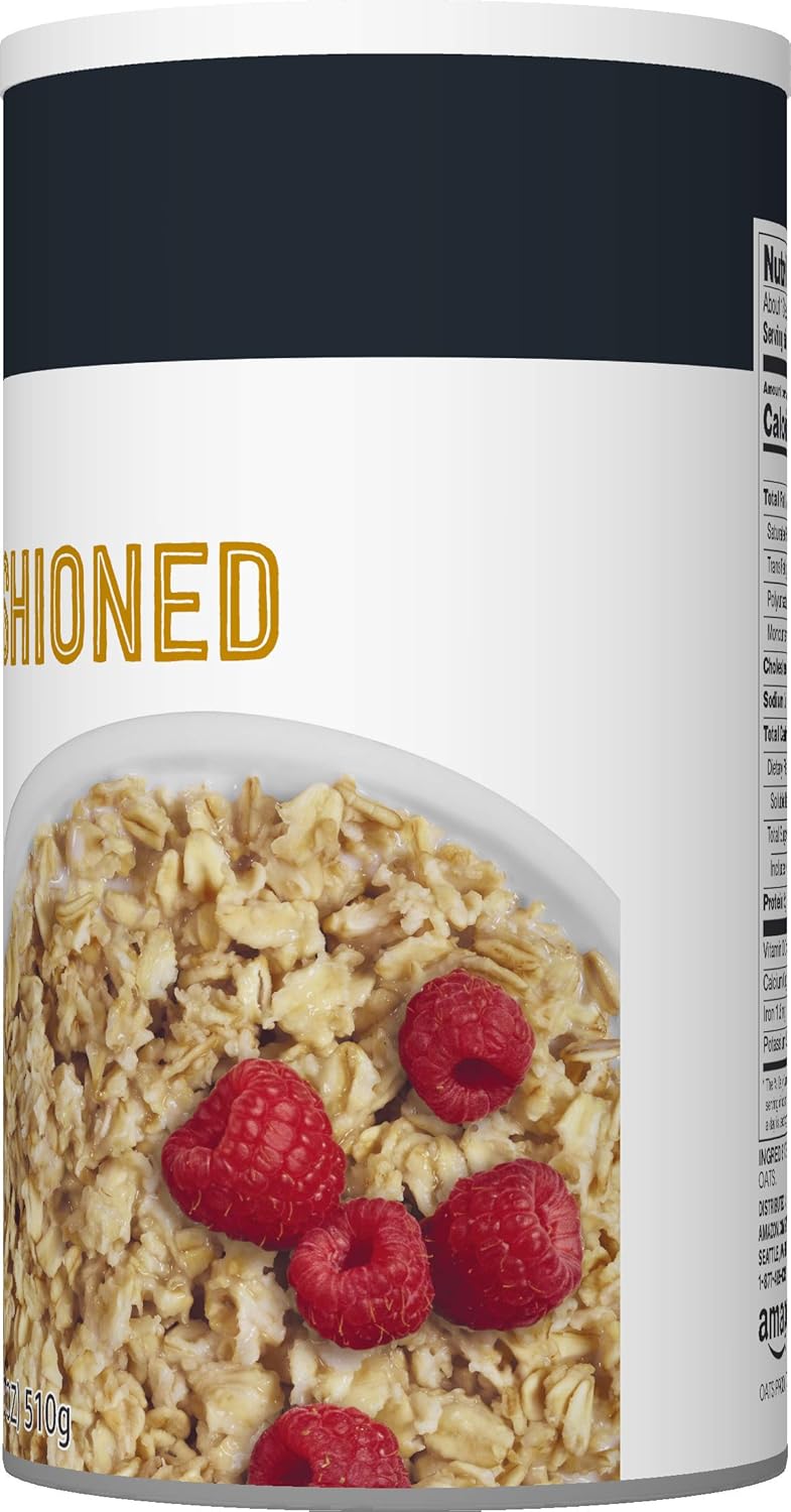 Amazon Brand - Happy Belly Old Fashioned Oats, 1.12 Pound (Pack Of 1)