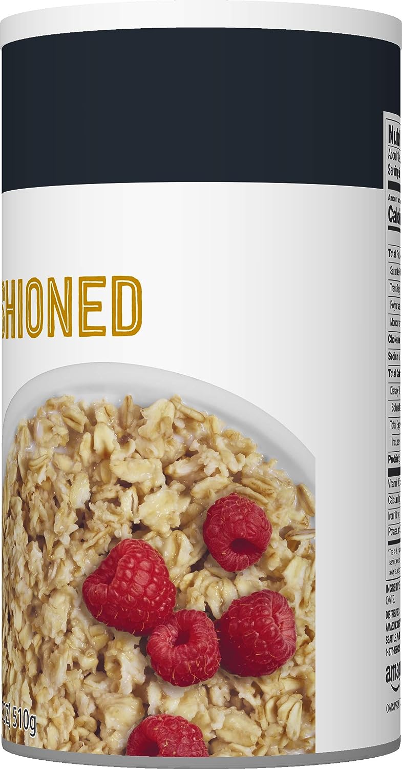 Amazon Brand - Happy Belly Old Fashioned Oats, 1.12 pound (Pack of 1) : Grocery & Gourmet Food