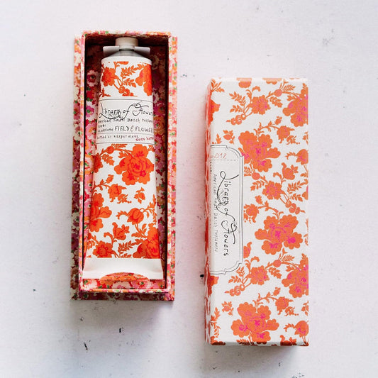 Library Of Flowers Handcreme – Scented Hand Cream For Women, Moisturizing Hand Lotion For Dry Hands, Shea Butter & Cocoa Butter