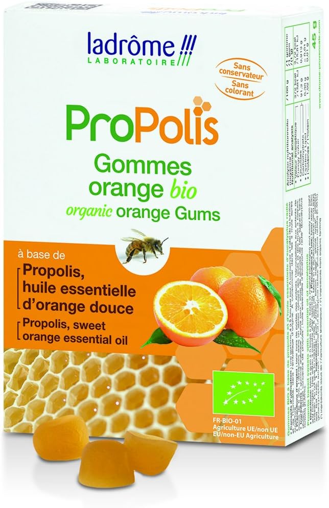 Ladrôme Propolis Organic Orange Gums 45G