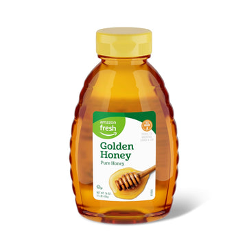 Amazon Fresh, Golden Honey, 16 Oz (Previously Happy Belly, Packaging May Vary)