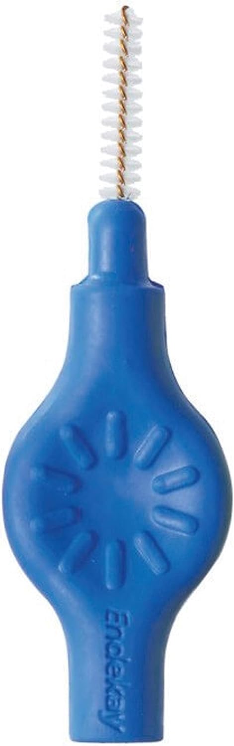 Three Packs Of Endekay Flossbrush Blue 0.6Mm