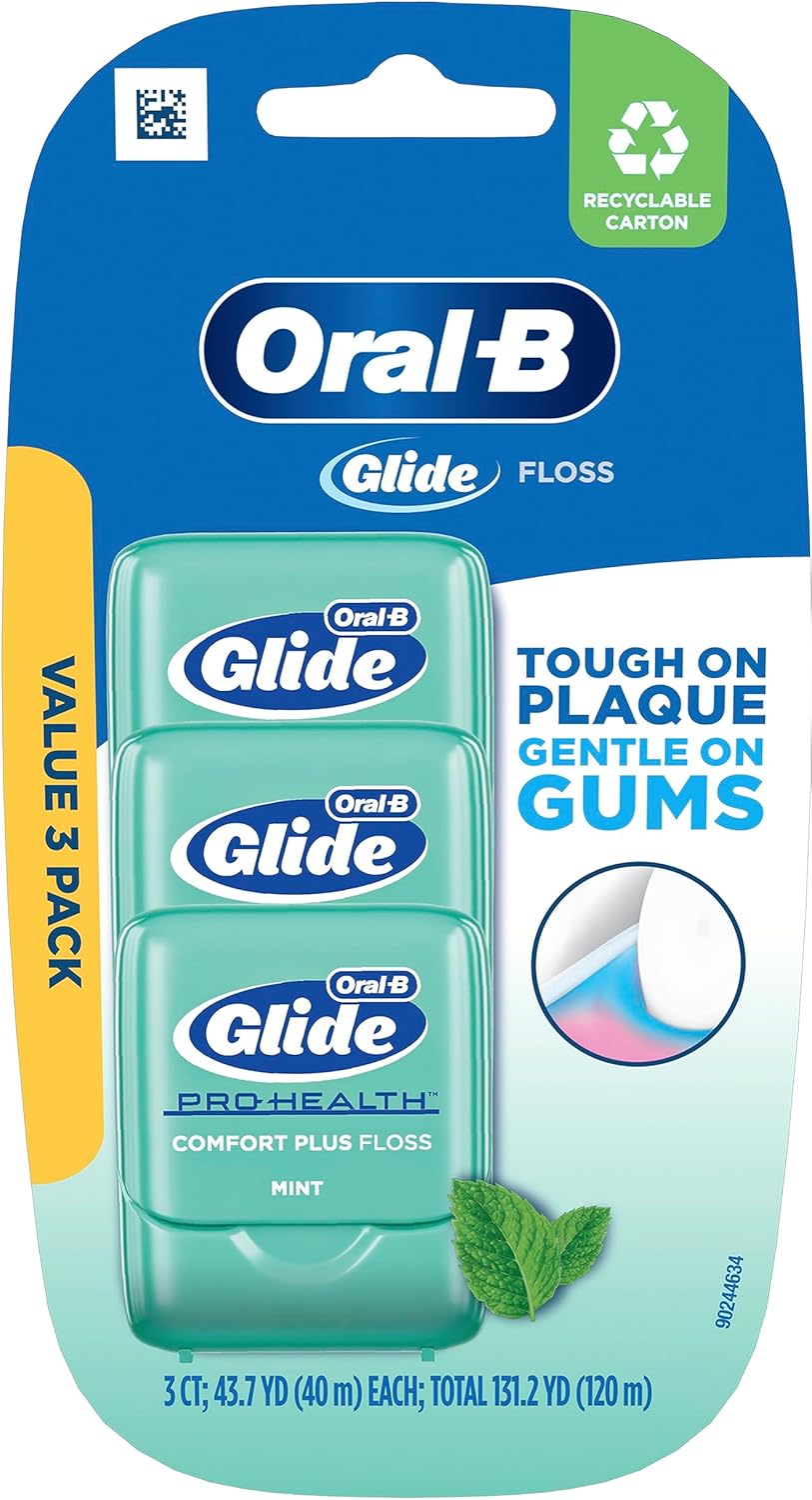 Oral-B Glide Pro-Health Comfort Plus Dental Floss, Mint