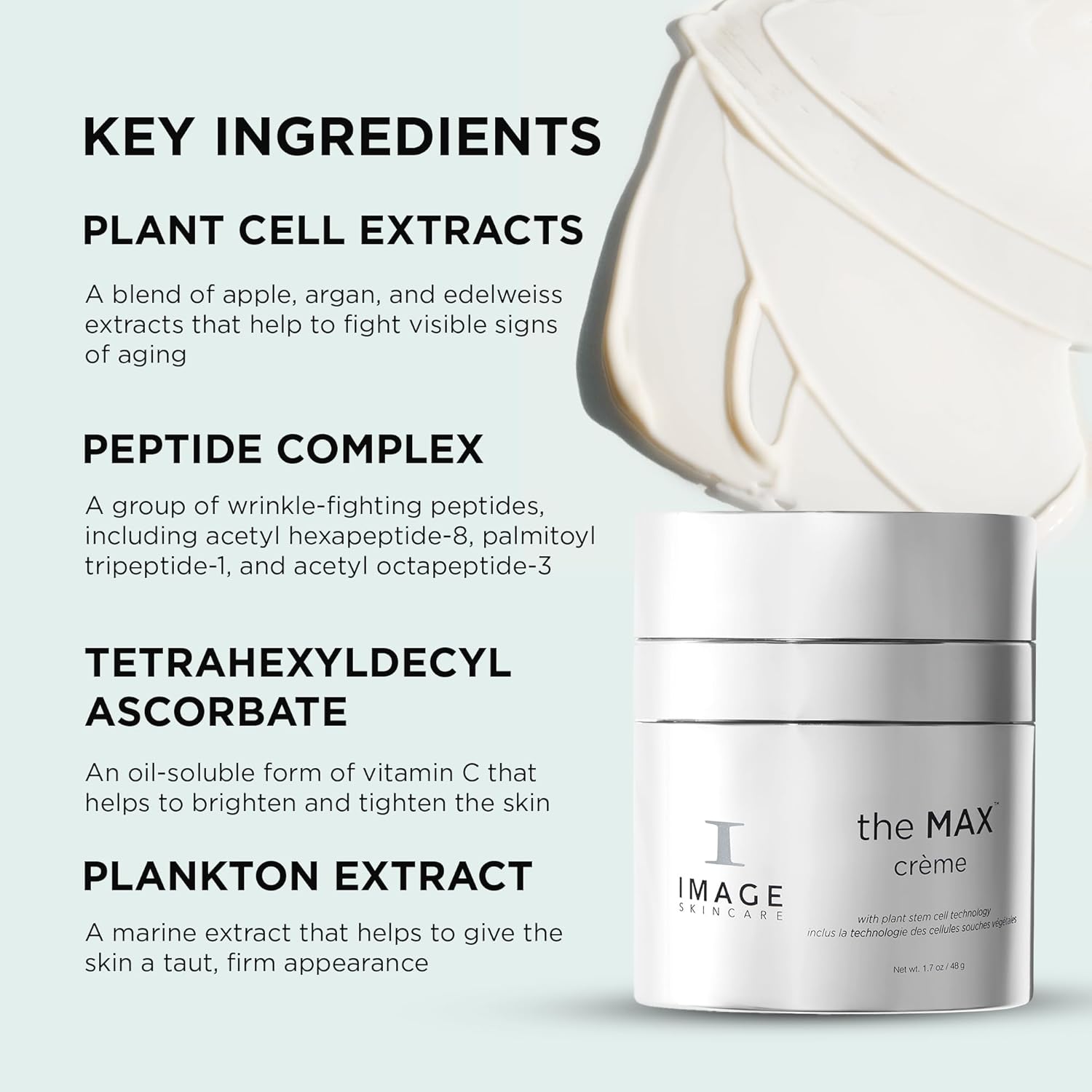 Image Skincare, The Max Crème, Anti-Aging Night Cream To Firm, Tighten, Smooth And Even Facial Skin Tone, 1.7 Oz