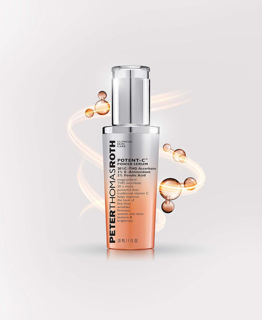 Peter Thomas Roth | Potent-C Power Serum | Brightening Vitamin C Serum For Fine Lines, Wrinkles, Uneven Skin Tone, Texture And Dehydrated Skin