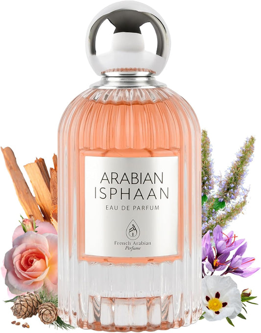 Arabian Isphaan 100Ml Edp By French Arabian Perfumes | Unisex Eau De Parfum Oud Fragrance | Woody Floral Scent With Labdanum Rose Patchouli Saffron Oud & Sandalwood Notes | Luxury Oriental Perfume