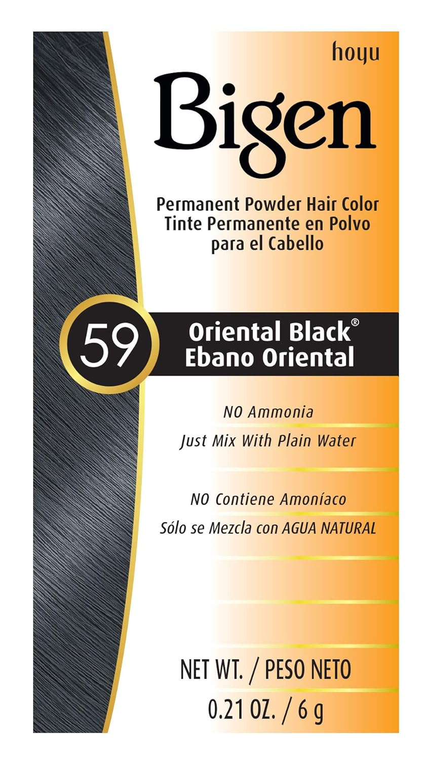 Bigen Hair Color, #88 Blue Black, 1 Count : Chemical Hair Dyes : Beauty & Personal Care