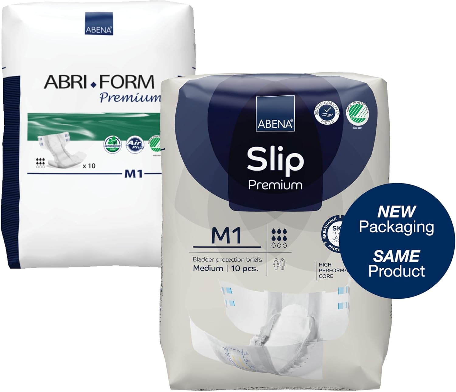 ABENA Slip Premium All-In-One Incontinence Pads For Men & Women, Eco-Labelled Womens Incontinence Pads, Mens Incontinence Pads - Medium 1, 70-110cm Waist, 2000ml Absorbency, 26PK : Amazon.co.uk: Health & Personal Care