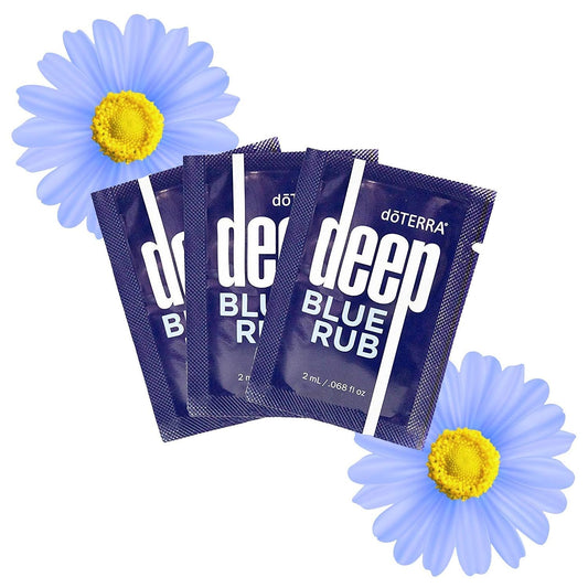 doTERRA Deep Blue Rub Sample Packets of 2-ml Each, Total of 10-Packets