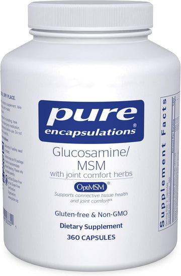 Pure Encapsulations Glucosamine Msm | Supplement For Joint Support, Mobility, Comfort, Cartilage Health, And Connective Tissue* | 360 Capsules