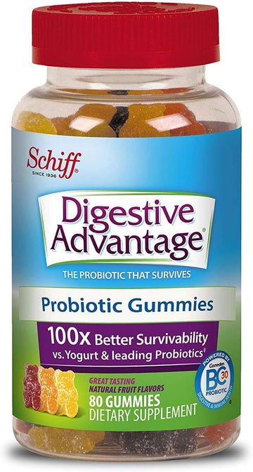 Digestive Advantage Probiotic Gummies, Dietary Supplement, 80 Count