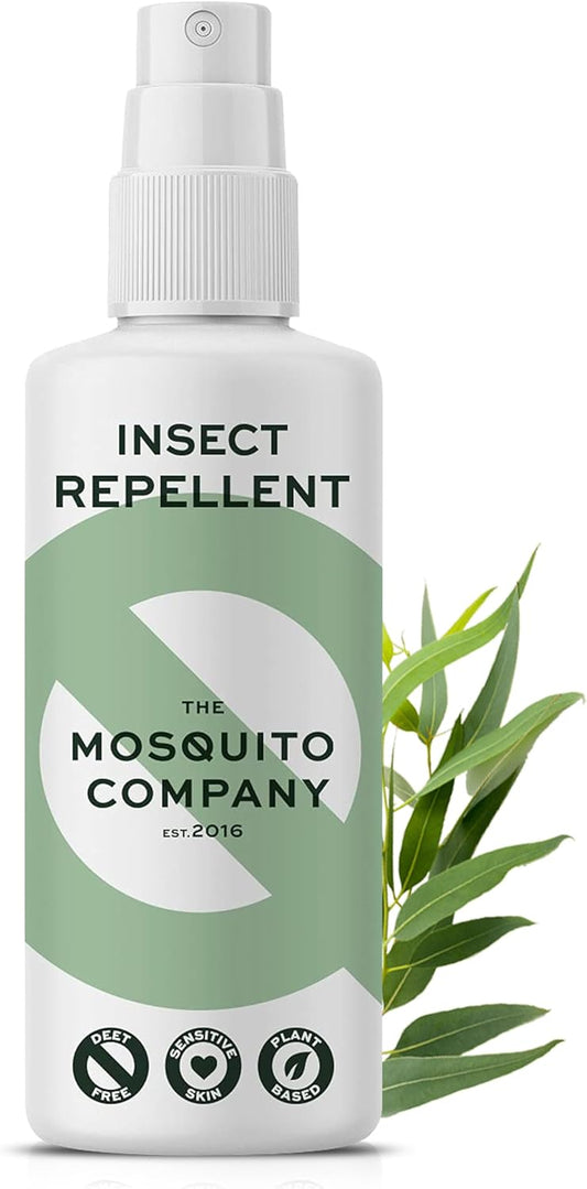 The Mosquito Company, 100Ml Travel-Sized Natural Deet Free Formula, Child Friendly, Protects For Up To 8 Hours - Mosquitoes, Midges And Other Biting Insects - Protection For Any Destination
