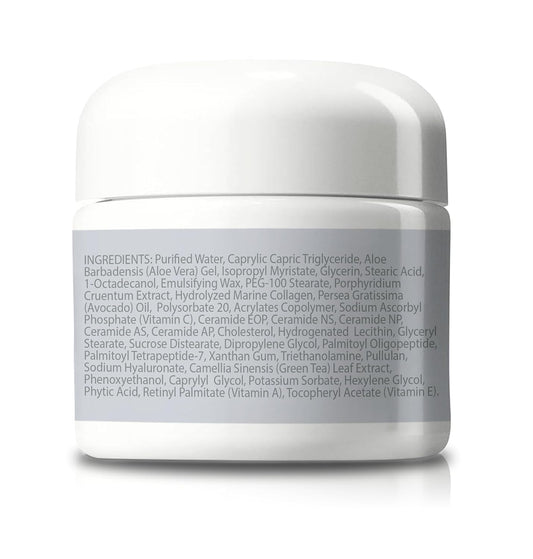 Pro 2X Derma Progenix Cream - Anti Aging Cream - 2 Month Supply - Skin Firming Moisturizer With Vitamin C, Collagen, & Ceramides - Reduce Wrinkles Appearance - Improve Skin Tone, Texture, & Hydration