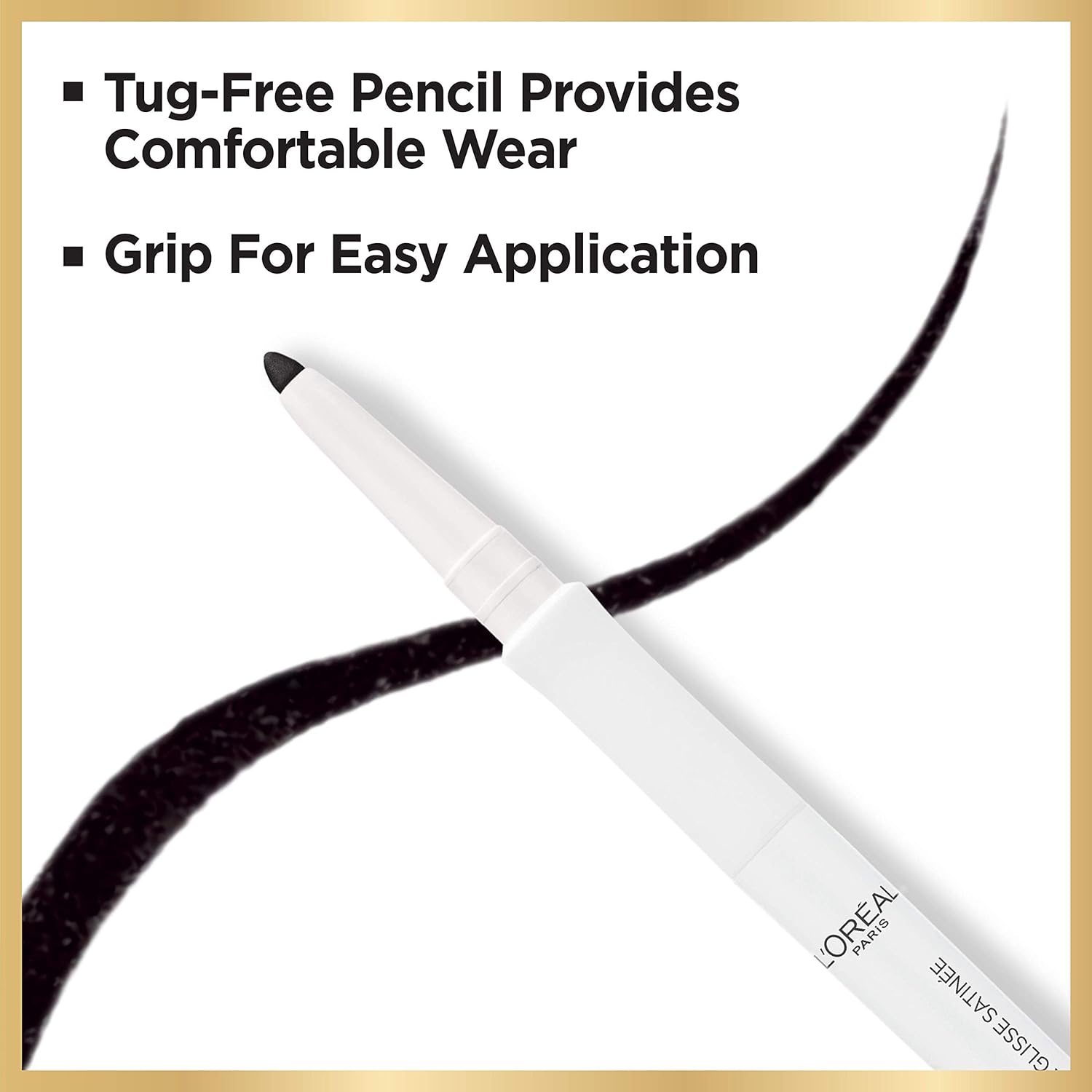 L'Oreal Paris Age Perfect Satin Glide Eyeliner with Mineral Pigments, Brown : Beauty & Personal Care