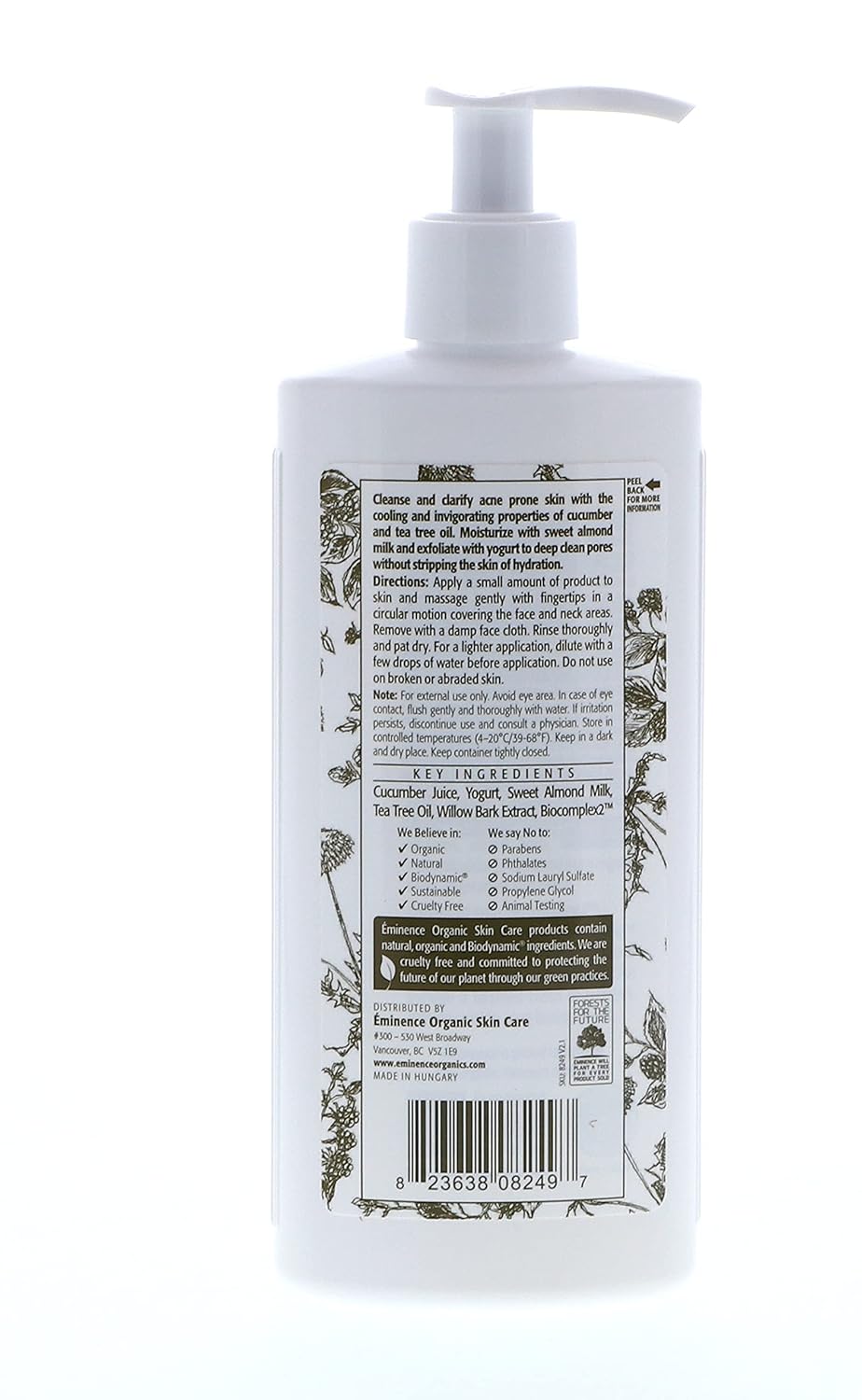 Eminence Clear Skin Probiotic Cleanser, 8.4 Ounce : Beauty & Personal Care
