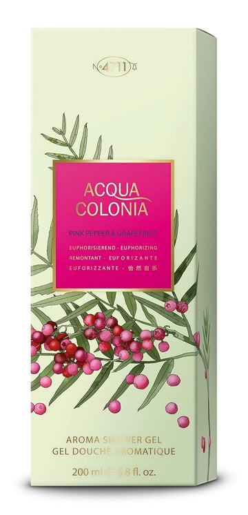 Ultimate Distribution 4711 Acqua Colonia Pink Pepper And Grapefruit By Muelhens For Unisex - 6.8 Oz Shower Gel