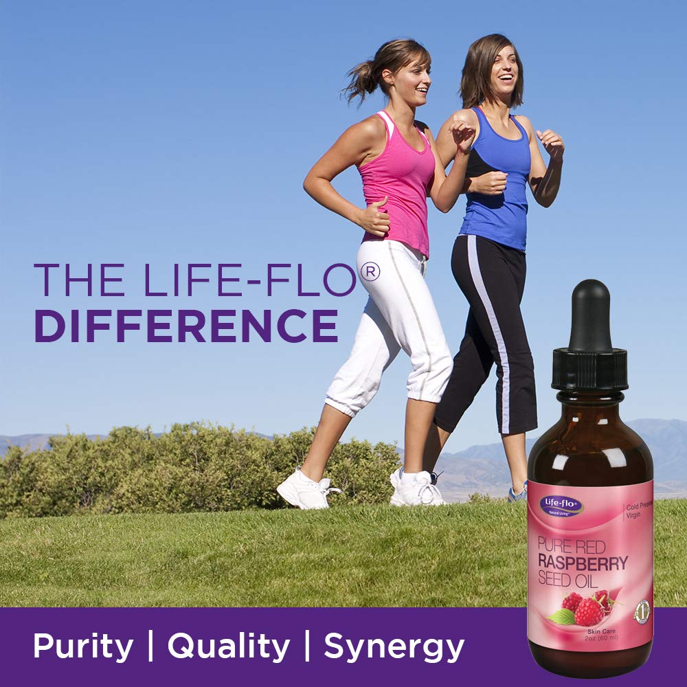 LIFE-FLO Pure Red Raspberry Seed Oil : 55642: Oil, (Carton) 2oz : Beauty & Personal Care