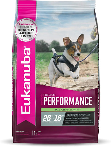Eukanuba Premium Performance 26/16 Exercise Small Bites Dry Dog Food 28 Lb Bag