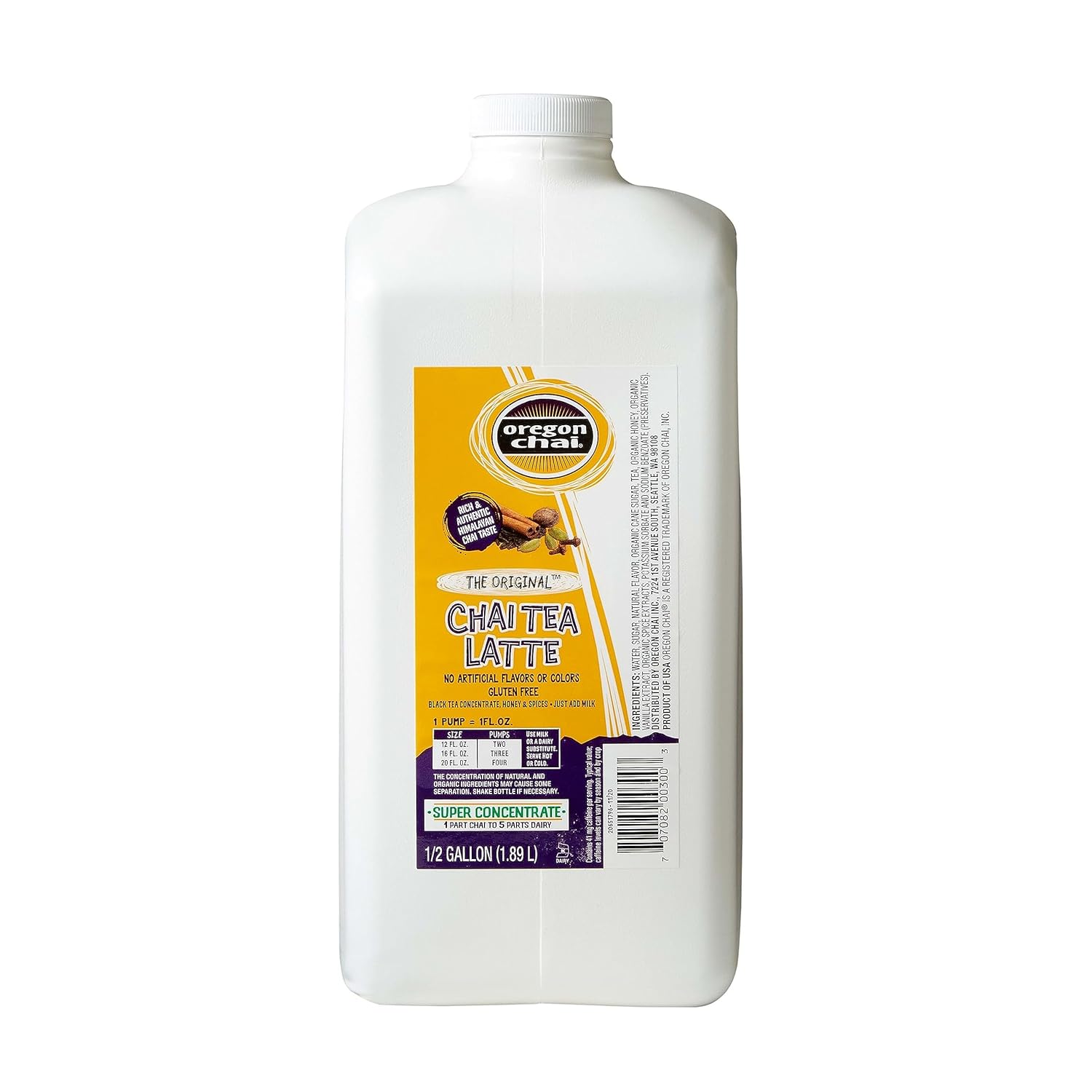Oregon Chai Original Super Concentrate, 64 Fluid Ounce (Pack Of 1)