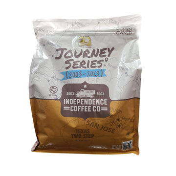 Independence Coffee Co. Texas Two Step Caramel, Vanilla, And A Hint Of Pecan Flavored Light Roast Whole Bean Coffee, 5 Pound Bag (Packaging May Vary)