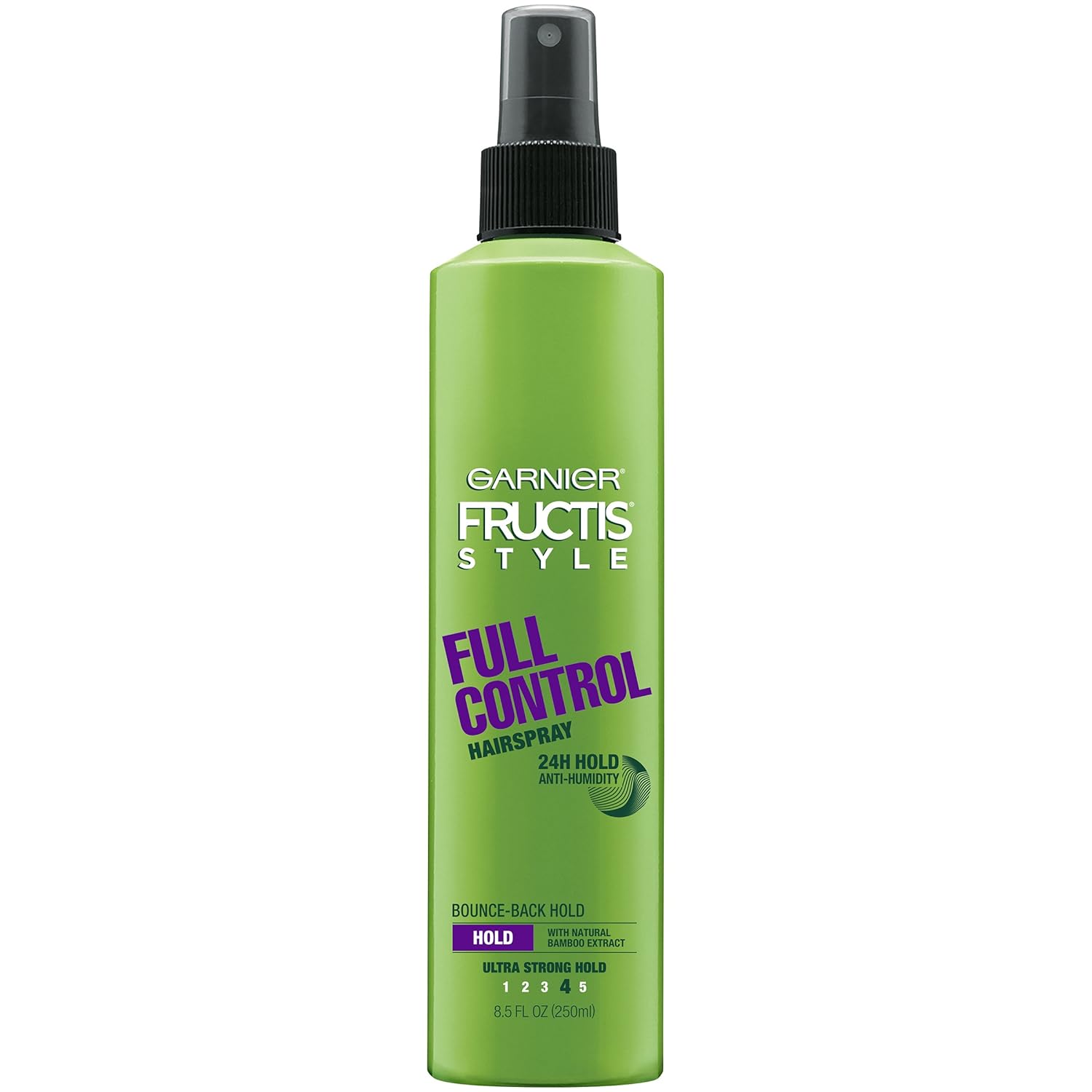 Garnier Fructis Style Full Control Anti-Humidity Hairspray, Non-Aerosol, 8.5 Fl Oz, 1 Count (Packaging May Vary)