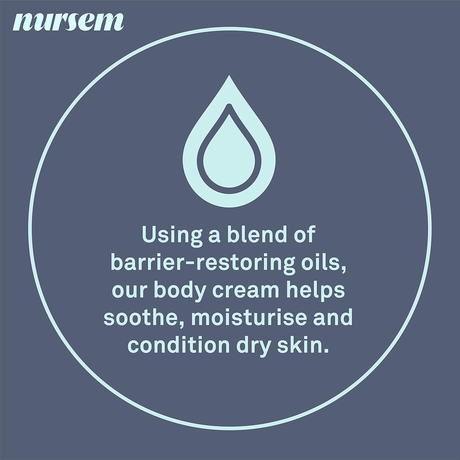 Nursem CARING BODY CREAM – 250ml | Calming and conditioning body moisturiser for dry skin : Amazon.co.uk: Beauty