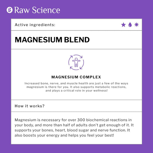 Magnesium Citrate Capsules | Multi Magnesium Supplement For Women & Men | Complete Magnesium Complex | High Absorption Magnesium Taurate For Relaxation, Muscle And Nerve Health