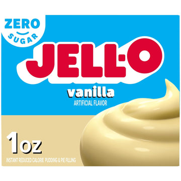 Jell-O Instant Pudding & Pie Filling, Vanilla Sugar Free, 1 Oz