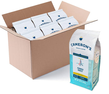 Cameron'S Coffee Roasted Ground Coffee Bag, French Roast, 10 Ounce Pack Of 6